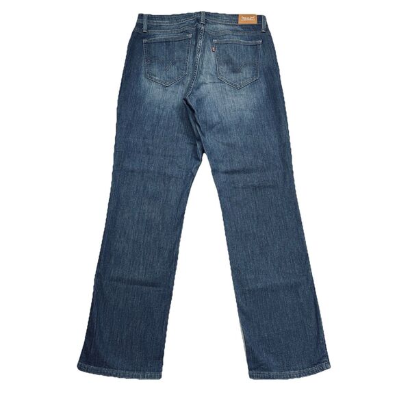 Levis 529 Curvy Straight Leg Jeans 14 (32x31) Blue High Mid Denim Stretch Womens - Picture 3 of 7